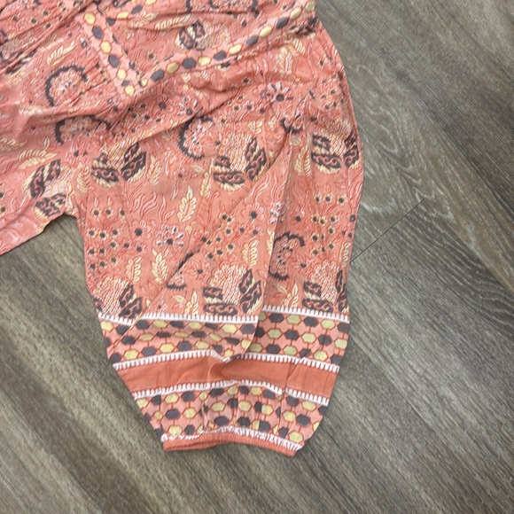 Cleobella printed peach floral top - Picture 3 of 5